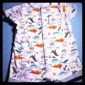 Dinosaur infant boy’s romper